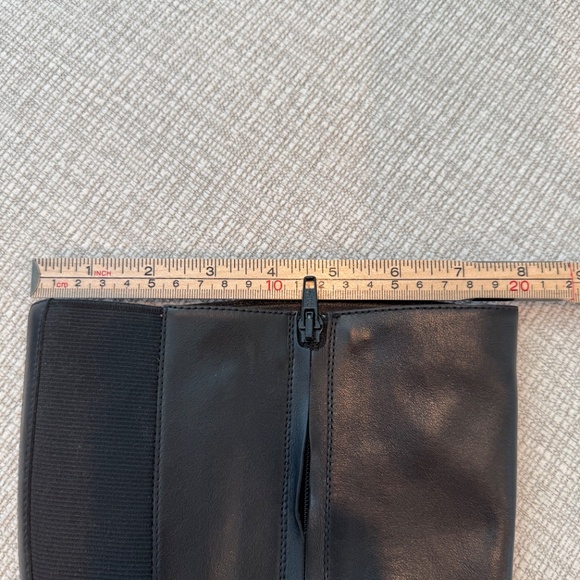 SAS ITALY Duchess Black Leather Knee High Tall Riding Boots Womens Size 10M - Picture 15 of 16